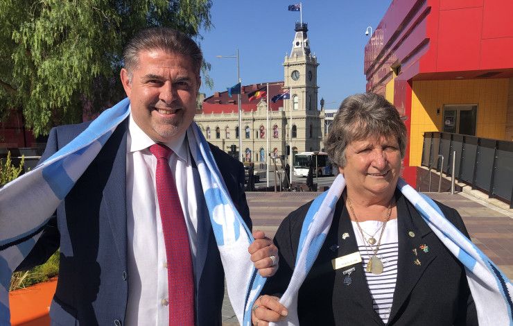 Jim Memeti and Angela Long