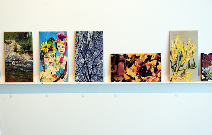 Artworks on display from 9 by 5