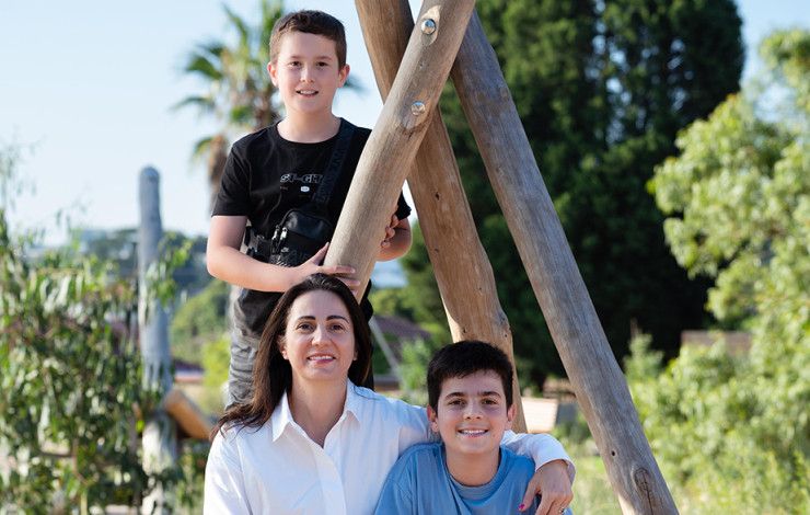Cr Lana Formoso with children