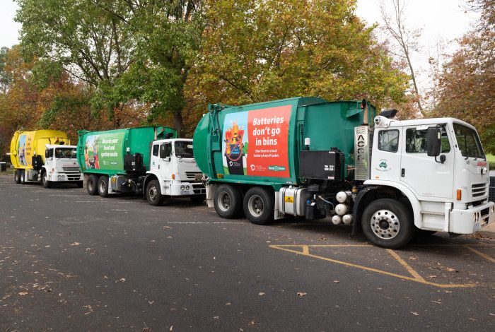 waste trucks