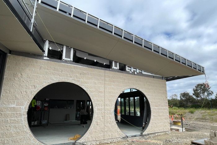 A building under construction
