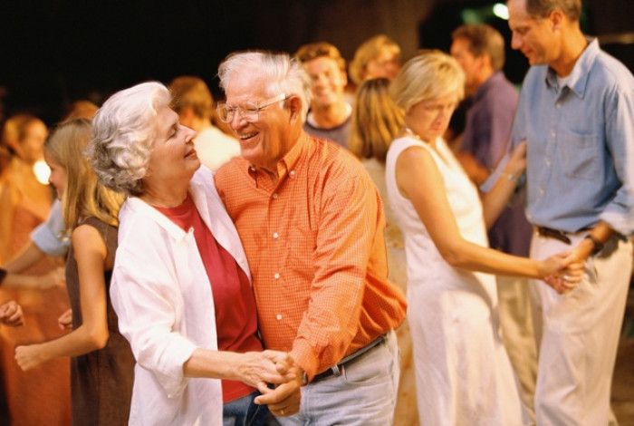 men and women dancing