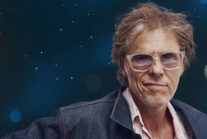 A man with sun glasses on