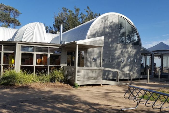 image of the side entry to the cafe  