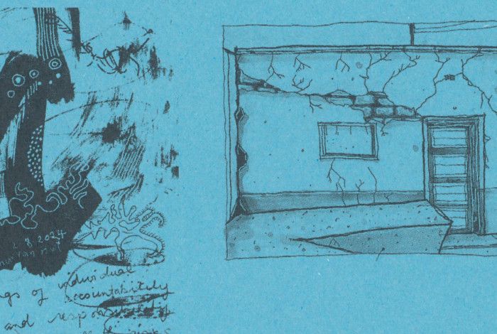 A close up shot of magazine cover