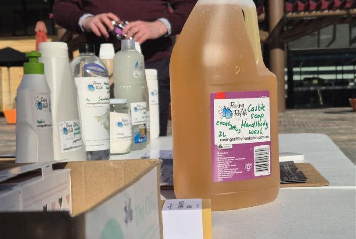 picture of soap and cleaning supply refills