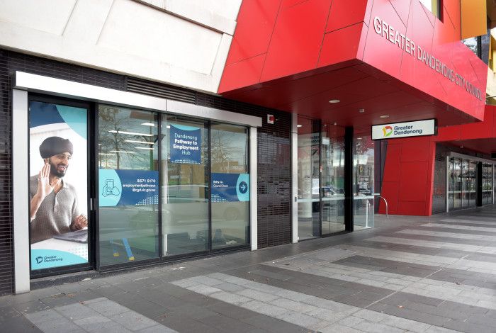 External photo of the Dandenong Pathway to Employment Hub