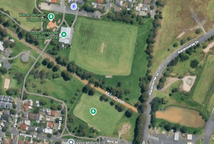 Floodlights at Warner Reserve