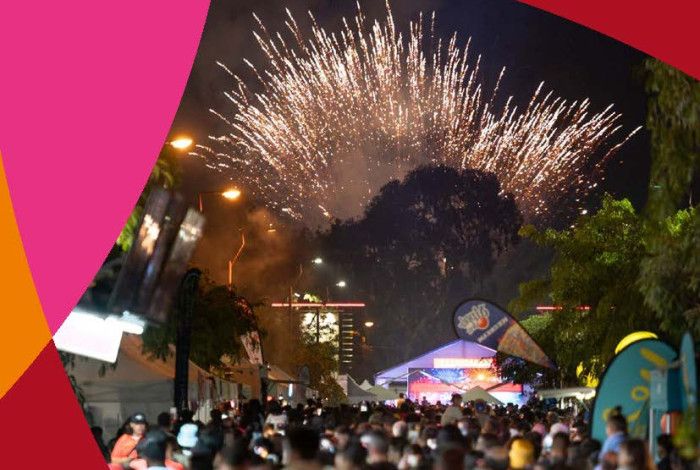 Fireworks in Springvale