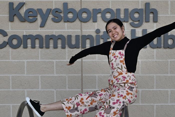 Cr Do at the Keysborough Community Hub