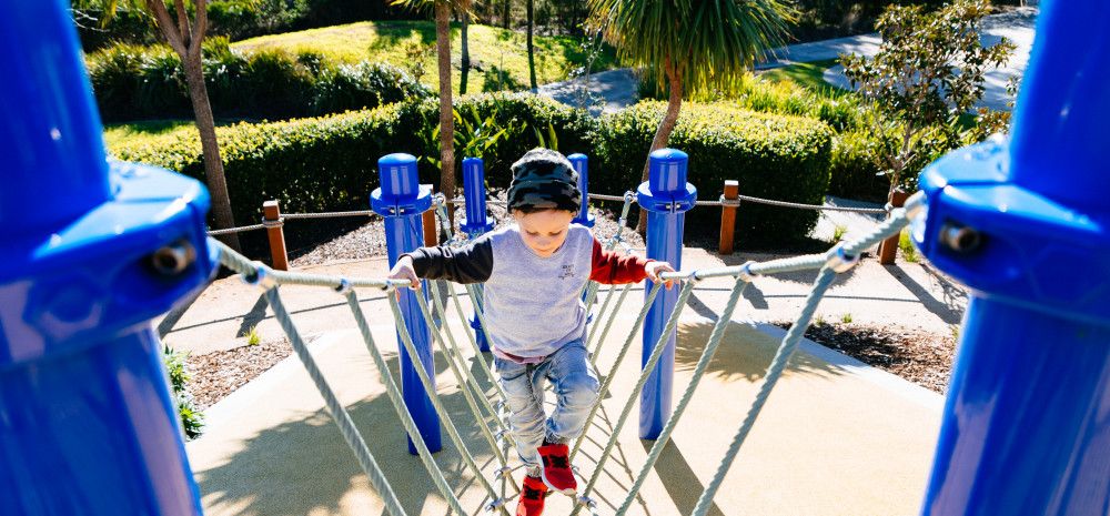Boy on a playground