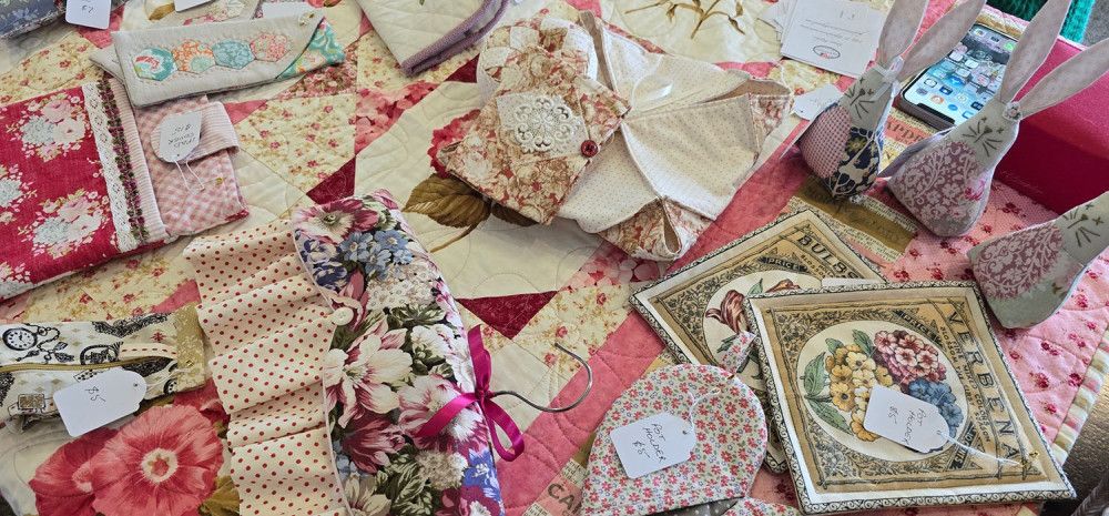 Home made items at a market