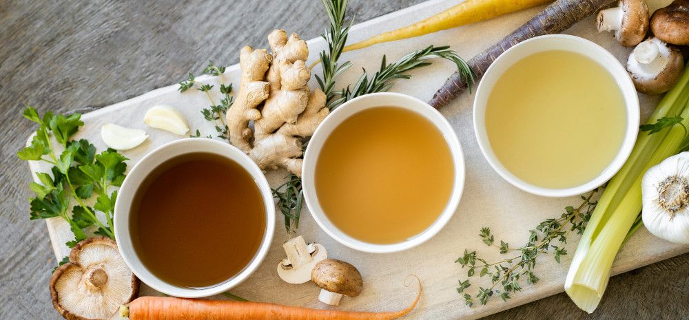 bowls of soup
