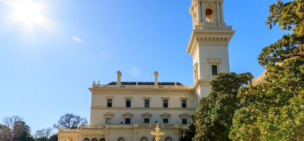 image of the front of Government House 