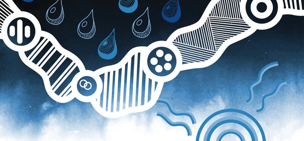 Aboriginal design for Muderra event