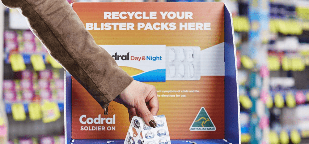 Blister pack bin