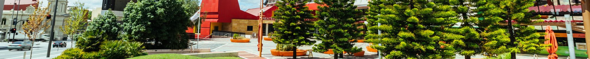 Harmony Square and Council building at Dandenong