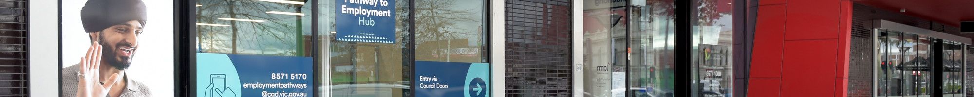 External photo of the Dandenong Pathway to Employment Hub