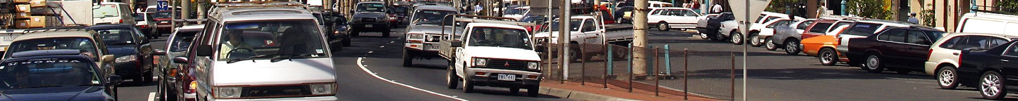 Cars on the street