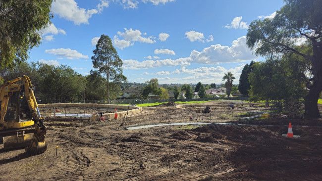 Playground under construction