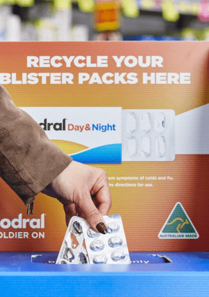 Blister pack bin