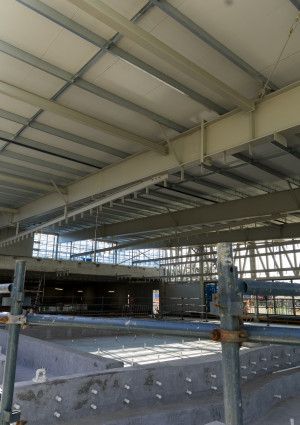 Roof over Oasis Aquatics and Wellbeing